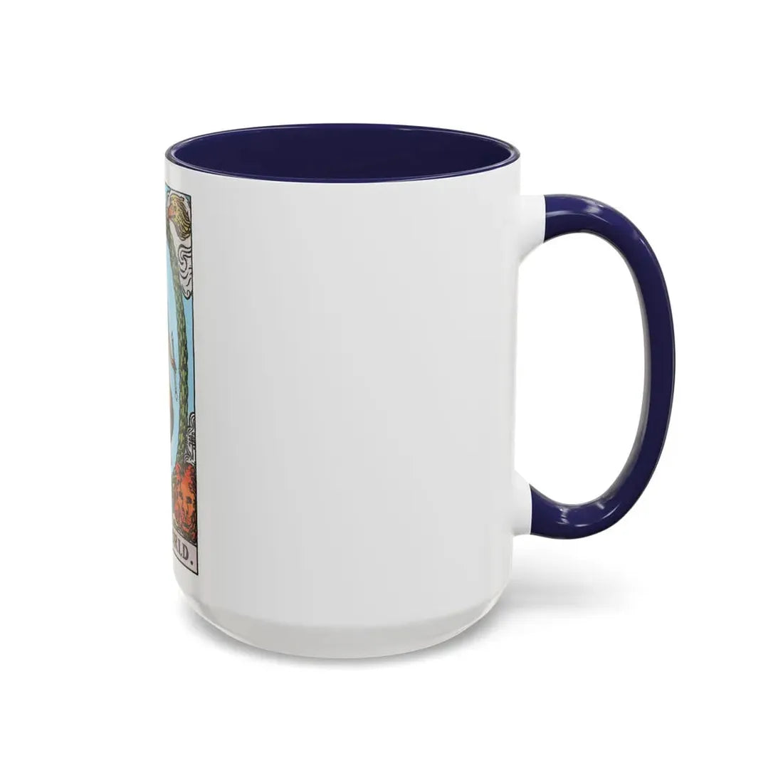 The World (Tarot Card) Accent Coffee Mug - Go Mug Yourself