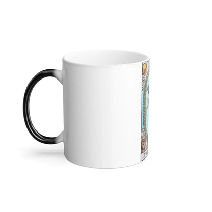 The World (Tarot Card) Color Changing Mug 11oz-Go Mug Yourself