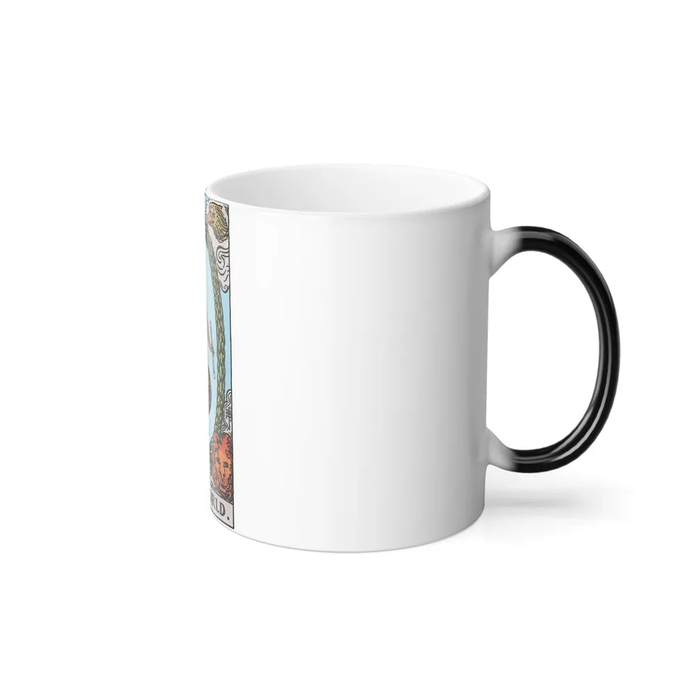 The World (Tarot Card) Color Changing Mug 11oz-Go Mug Yourself