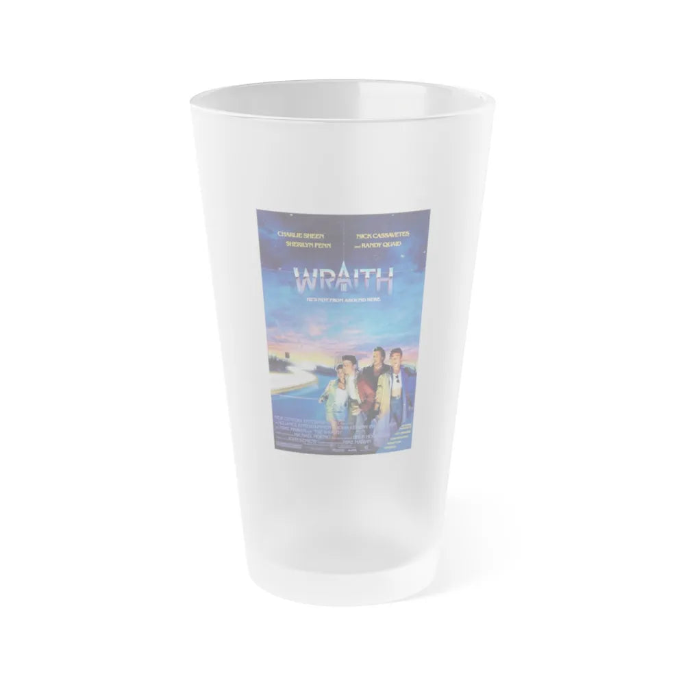 THE WRAITH 1986 Movie Poster - Frosted Pint Glass 16oz-16oz-Frosted-Go Mug Yourself