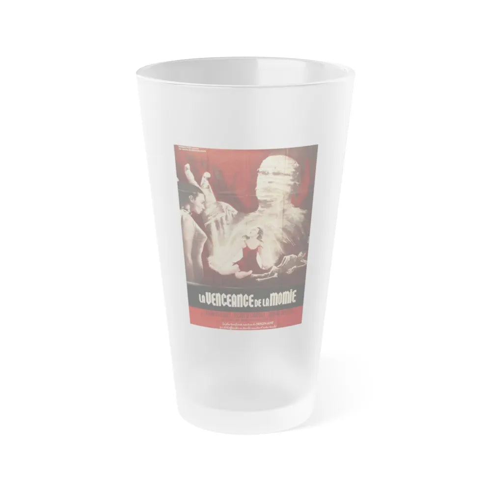 THE WRESTLING WOMEN VS THE AZTEC MUMMY 1964 Movie Poster - Frosted Pint Glass 16oz-16oz-Frosted-Go Mug Yourself