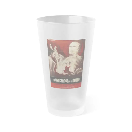 THE WRESTLING WOMEN VS THE AZTEC MUMMY 1964 Movie Poster - Frosted Pint Glass 16oz 16oz Frosted - Go Mug Yourself