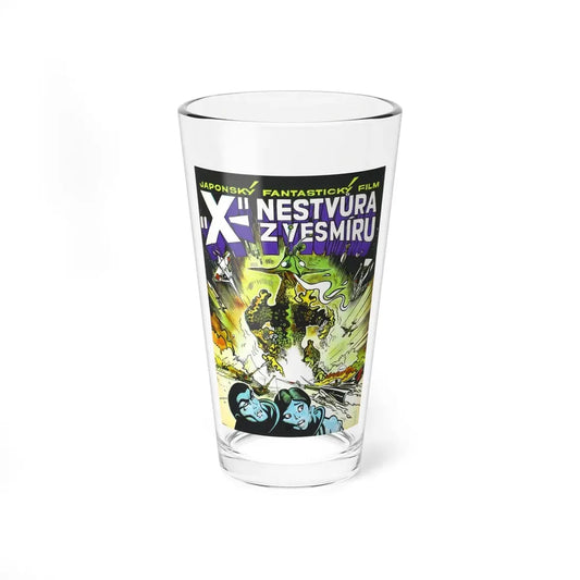 THE X FROM OUTER SPACE 1967 Movie Poster - Pint Glass 16oz 16oz - Go Mug Yourself