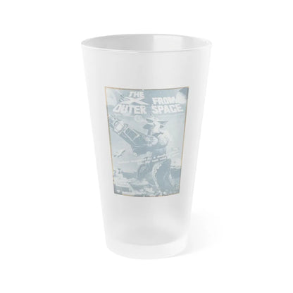 THE X FROM OUTER SPACE (2) 1967 Movie Poster - Frosted Pint Glass 16oz-16oz-Frosted-Go Mug Yourself