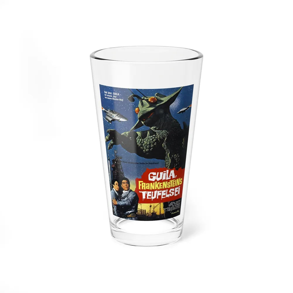 THE X FROM OUTER SPACE (GERMAN) 1967 Movie Poster - Pint Glass 16oz-16oz-Go Mug Yourself