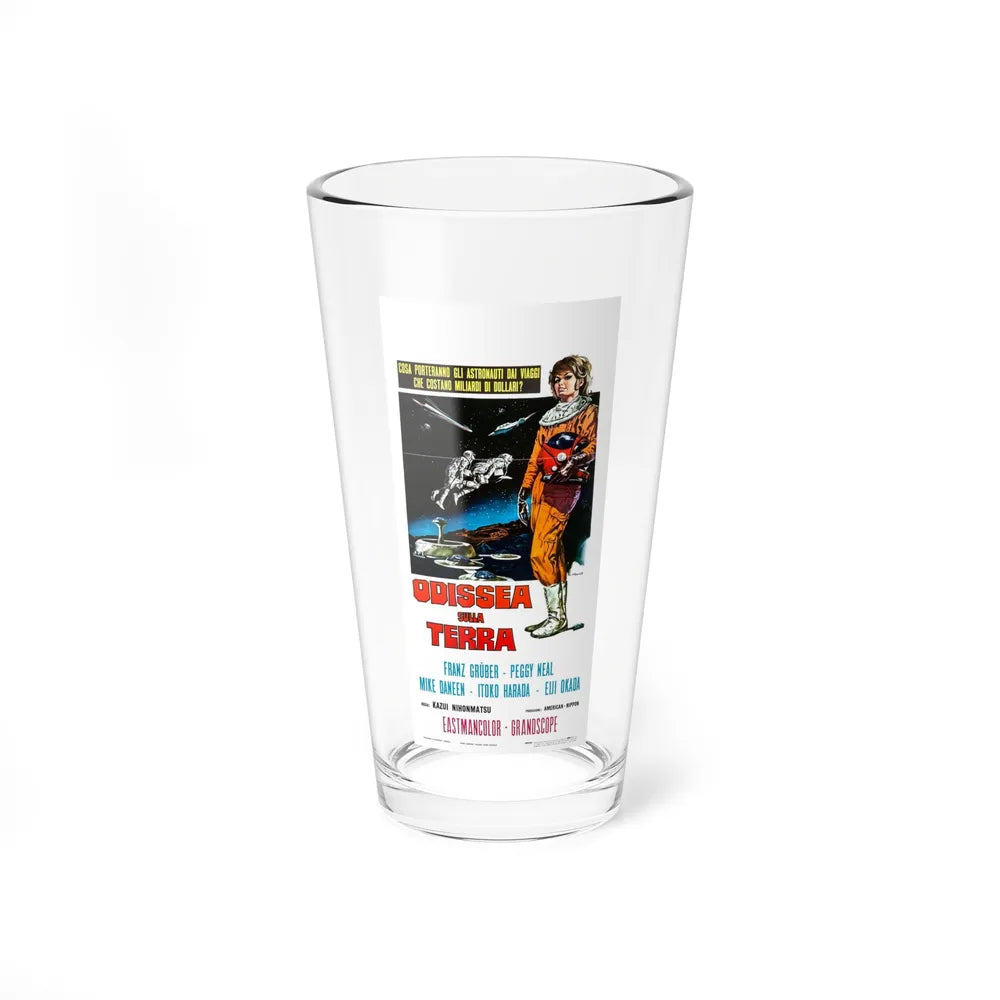 THE X FROM OUTER SPACE (ITALIAN 2) 1967 Movie Poster - Pint Glass 16oz-16oz-Go Mug Yourself