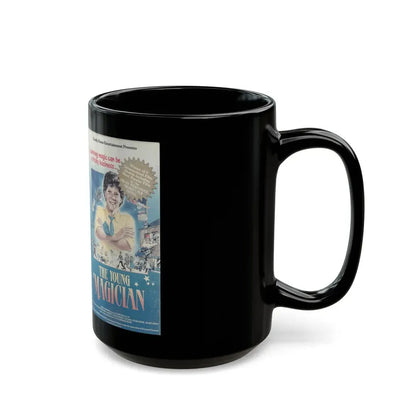 THE YOUNG MAGICIAN (VHS COVER) - Black Coffee Mug - Go Mug Yourself