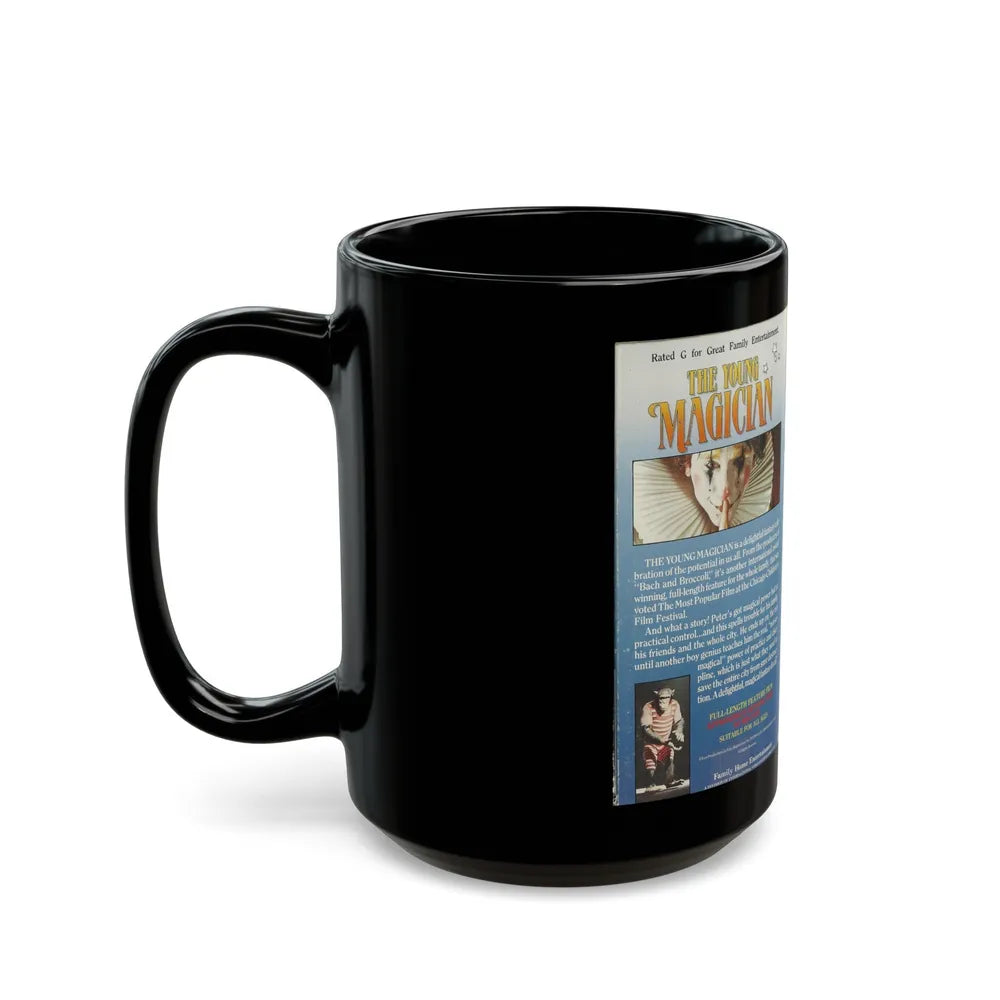 THE YOUNG MAGICIAN (VHS COVER) - Black Coffee Mug-Go Mug Yourself