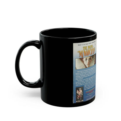 THE YOUNG MAGICIAN (VHS COVER) - Black Coffee Mug-Go Mug Yourself