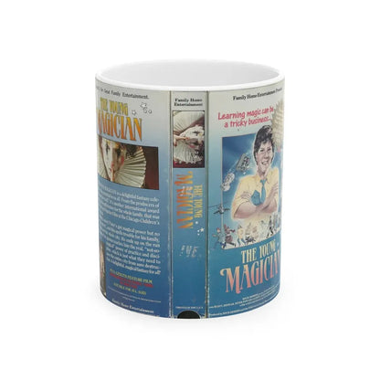 THE YOUNG MAGICIAN (VHS COVER) - White Coffee Mug 11oz - Go Mug Yourself