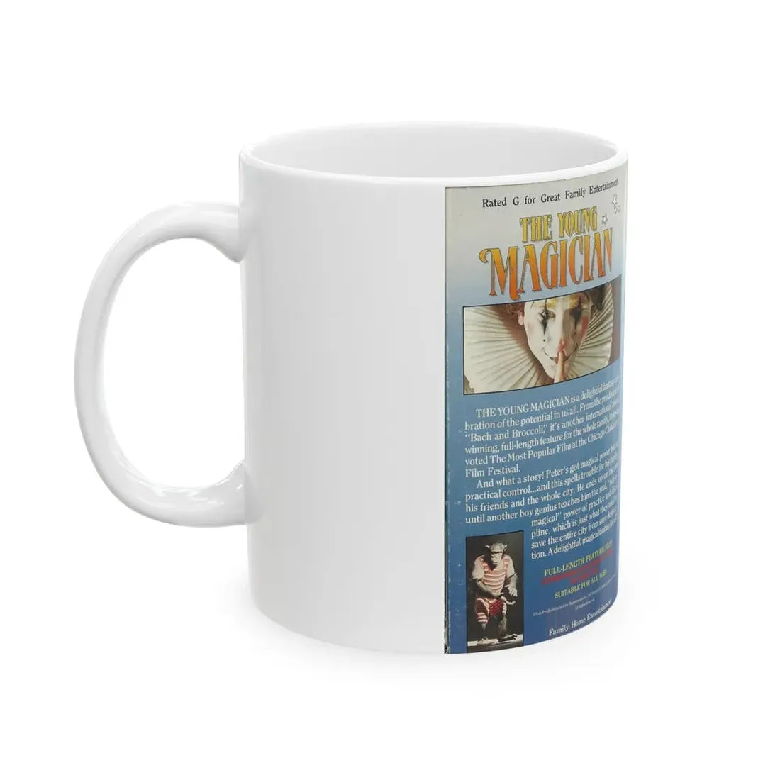 THE YOUNG MAGICIAN (VHS COVER) - White Coffee Mug - Go Mug Yourself