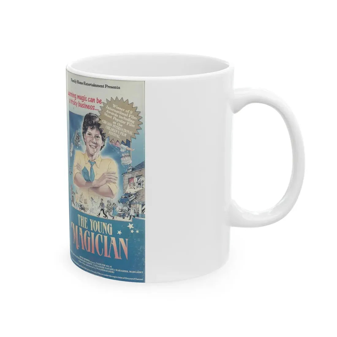 THE YOUNG MAGICIAN (VHS COVER) - White Coffee Mug - Go Mug Yourself
