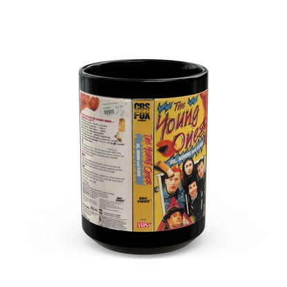 THE YOUNG ONES OIL BORING AND FLOOD (VHS COVER) - Black Coffee Mug-15oz-Go Mug Yourself