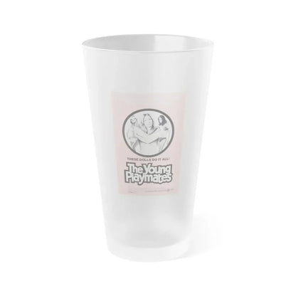 THE YOUNG PLAYMATES 1972 Movie Poster - Frosted Pint Glass 16oz 16oz Frosted - Go Mug Yourself