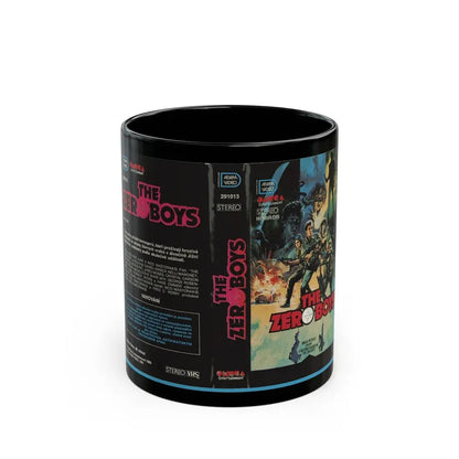 THE ZERO BOYS OMEGA ENTERTAINMENT (VHS COVER) - Black Coffee Mug 11oz - Go Mug Yourself
