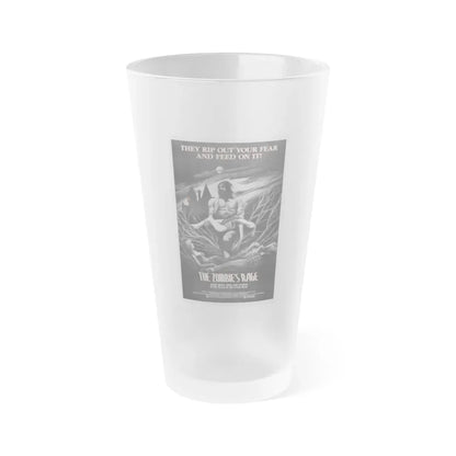 THE ZOMBIE'S RAGE (ANTHROPOPHAGUS) 1980 Movie Poster - Frosted Pint Glass 16oz 16oz Frosted - Go Mug Yourself