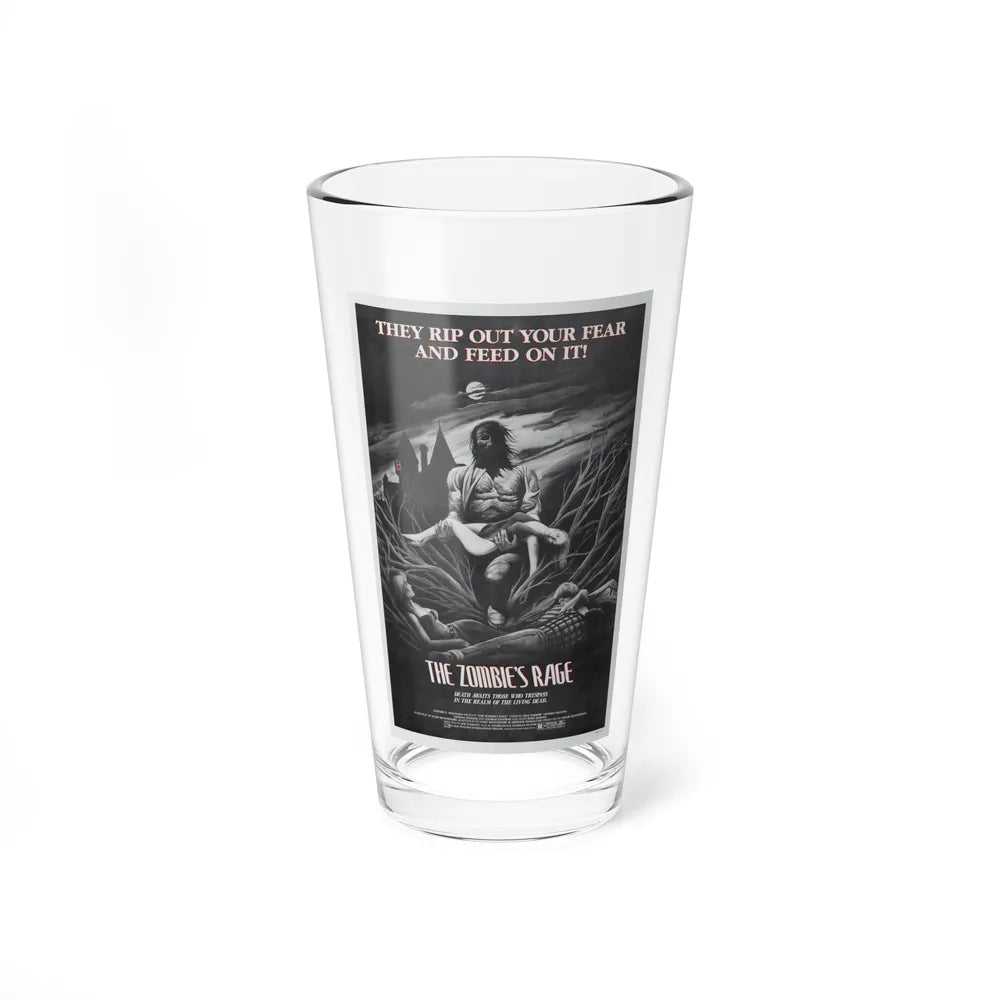 THE ZOMBIE'S RAGE (ANTHROPOPHAGUS) 1980 Movie Poster - Pint Glass 16oz-16oz-Go Mug Yourself