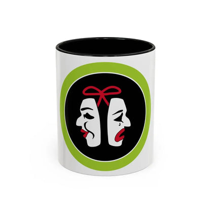 Theater (Boy Scout Merit Badge) Accent Coffee Mug 11oz Black - Go Mug Yourself