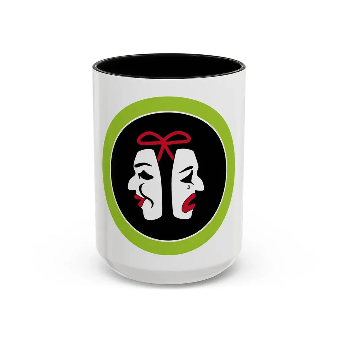 Theater (Boy Scout Merit Badge) Accent Coffee Mug 15oz Black - Go Mug Yourself
