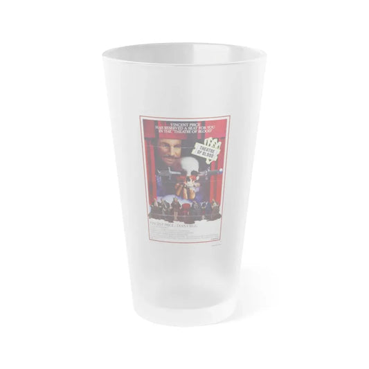 THEATRE OF BLOOD 1973 Movie Poster - Frosted Pint Glass 16oz 16oz Frosted - Go Mug Yourself