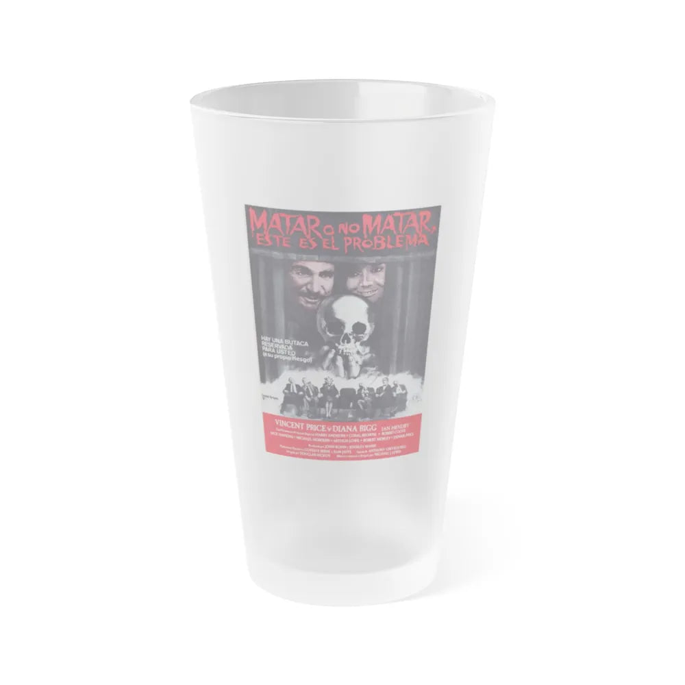 THEATRE OF BLOOD (2) 1973 Movie Poster - Frosted Pint Glass 16oz-16oz-Frosted-Go Mug Yourself