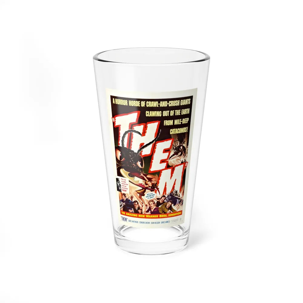 THEM! 1954 Movie Poster - Pint Glass 16oz-16oz-Go Mug Yourself