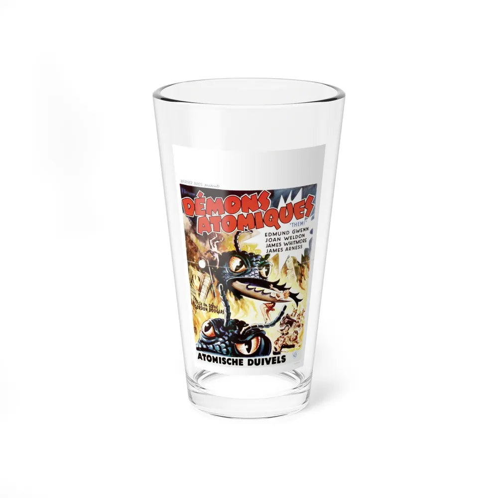 THEM! (BELGIAN) 1954 Movie Poster - Pint Glass 16oz-16oz-Go Mug Yourself