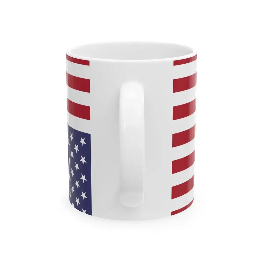 There Is No Flag Large Enough (United States) White Coffee Mug - Go Mug Yourself