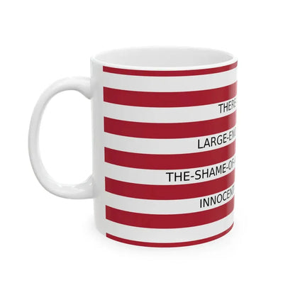 There Is No Flag Large Enough (United States) White Coffee Mug - Go Mug Yourself