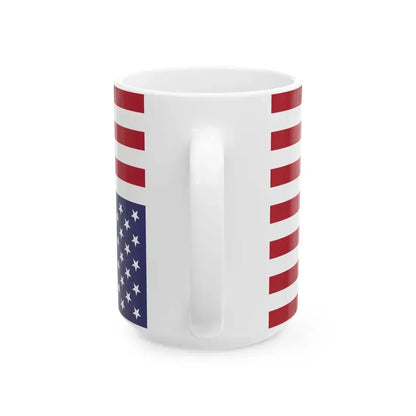 There Is No Flag Large Enough (United States) White Coffee Mug - Go Mug Yourself