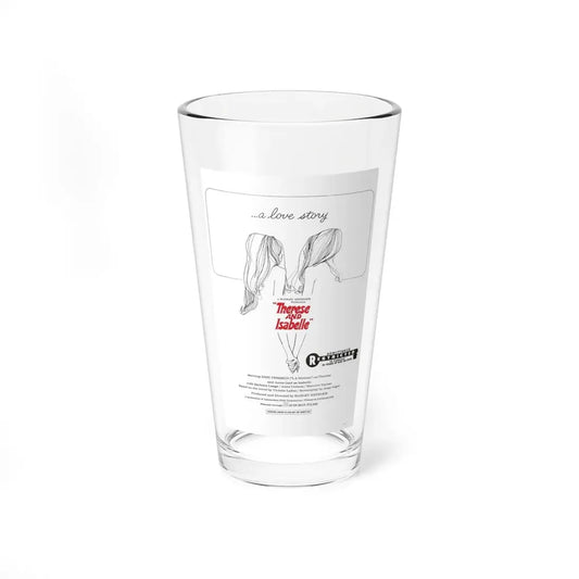 THERESE AND ISABEL 1968 Movie Poster - Pint Glass 16oz 16oz - Go Mug Yourself