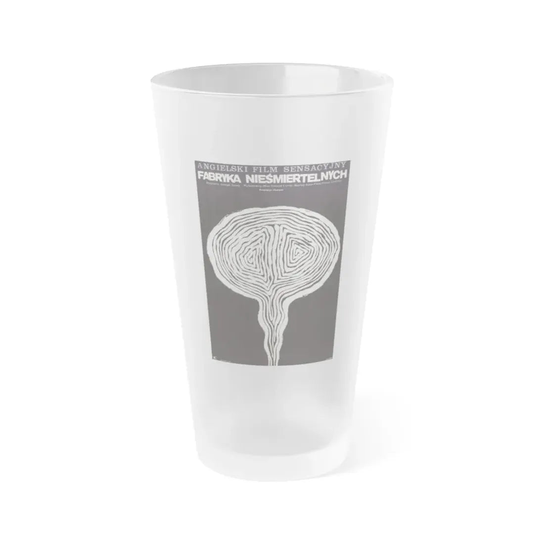 THESE ARE THE DAMNED (POLISH) 1963 Movie Poster - Frosted Pint Glass 16oz 16oz Frosted - Go Mug Yourself