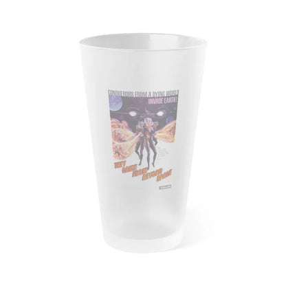 THEY CAME FROM BEYOND SPACE 1967 Movie Poster - Frosted Pint Glass 16oz-16oz-Frosted-Go Mug Yourself