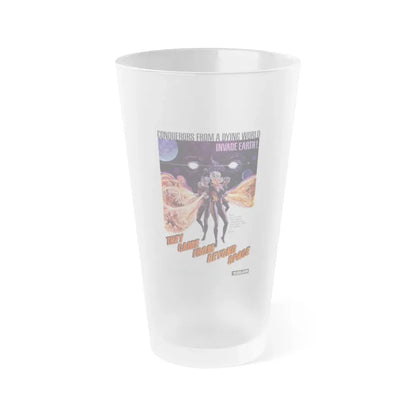 THEY CAME FROM BEYOND SPACE 1967 Movie Poster - Frosted Pint Glass 16oz 16oz Frosted - Go Mug Yourself