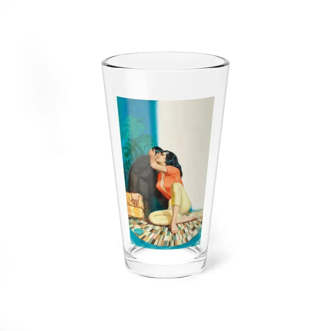 They Couldn't Say No, paperback cover (Beacon B374, 1961) - Pint Glass 16oz 16oz - Go Mug Yourself