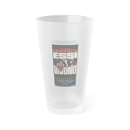 THEY LIVE! (ITALIAN) 1988 Movie Poster - Frosted Pint Glass 16oz 16oz Frosted - Go Mug Yourself