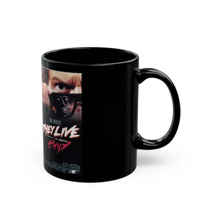 THEY LIVE (VHS COVER) - Black Coffee Mug-Go Mug Yourself