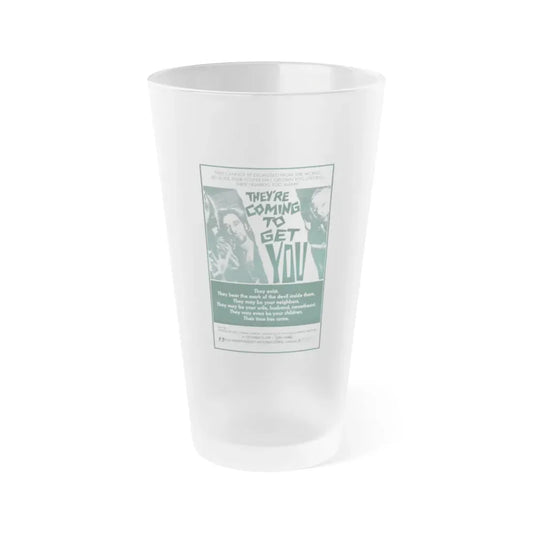 THEY'RE COMING TO GET YOU (ALL THE COLORS OF THE DARK) 2 1972 Movie Poster - Frosted Pint Glass 16oz 16oz Frosted - Go Mug Yourself