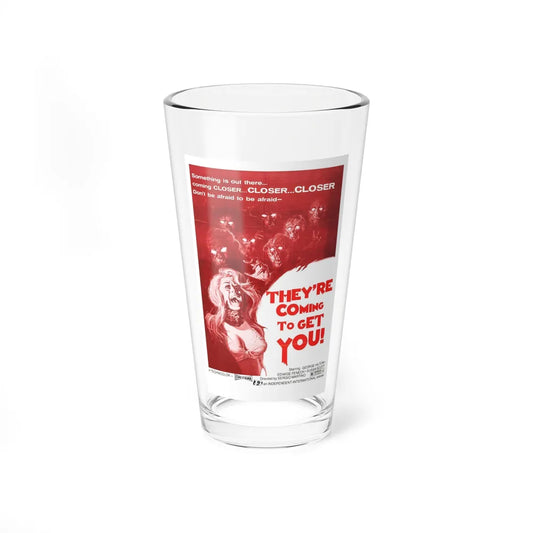 THEY'RE COMING TO GET YOU (ALL THE COLORS OF THE DARK) 1972 Movie Poster - Pint Glass 16oz-16oz-Go Mug Yourself