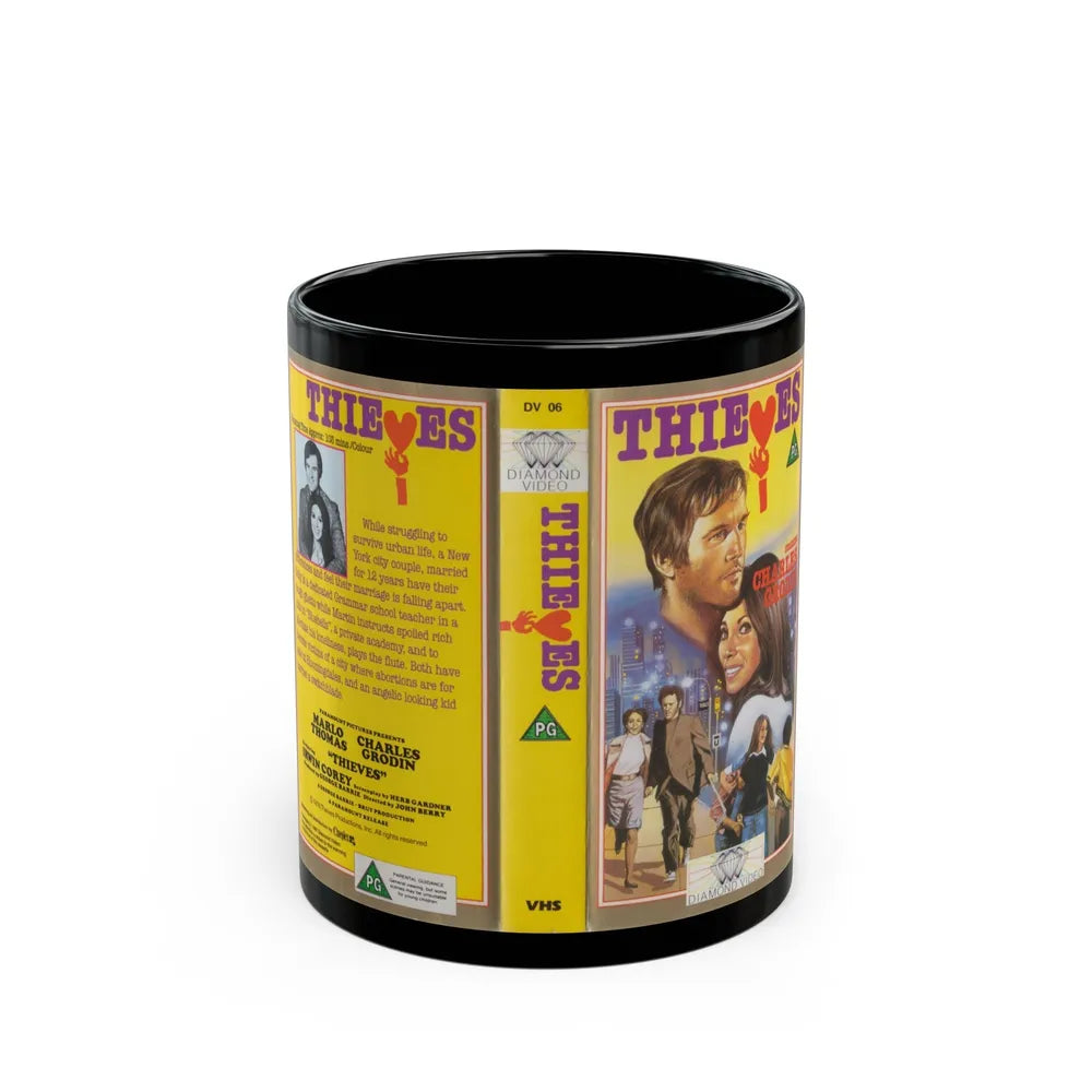 THIEVES (VHS COVER) - Black Coffee Mug-11oz-Go Mug Yourself