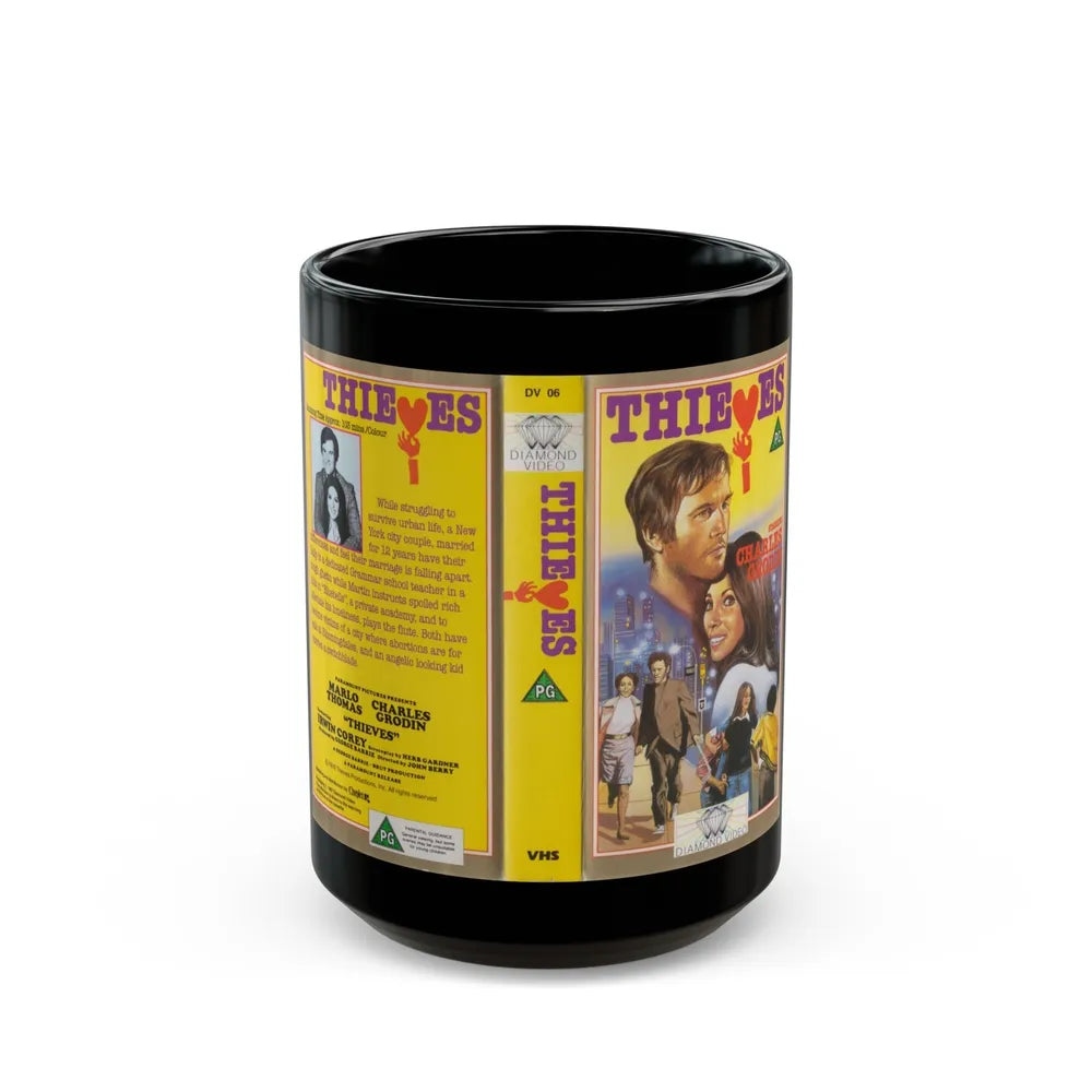 THIEVES (VHS COVER) - Black Coffee Mug-15oz-Go Mug Yourself