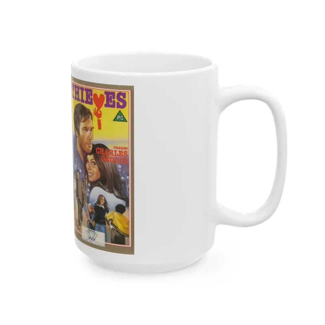 THIEVES (VHS COVER) - White Coffee Mug - Go Mug Yourself