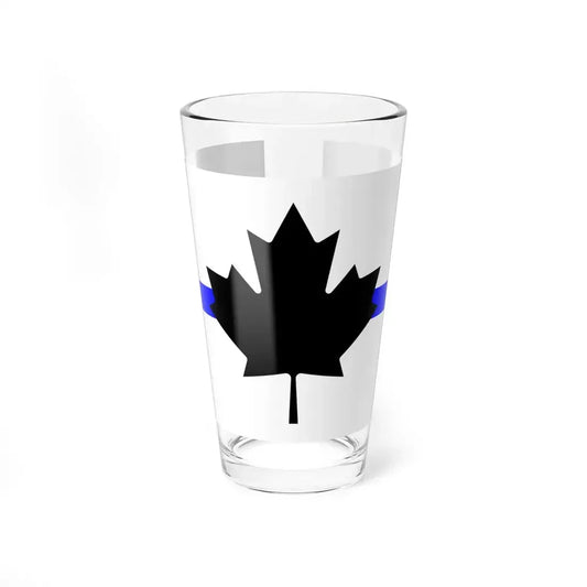 Thin Blue Line Flag Canada (Canada) Pint Glass 16oz 16oz - Go Mug Yourself