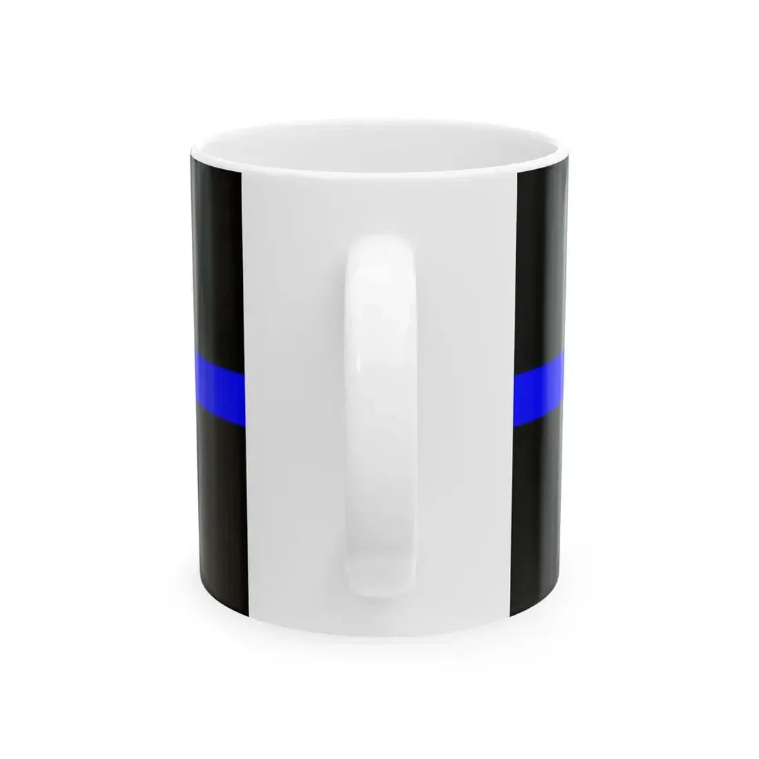 Thin Blue Line Flag Canada (Canada) White Coffee Mug - Go Mug Yourself