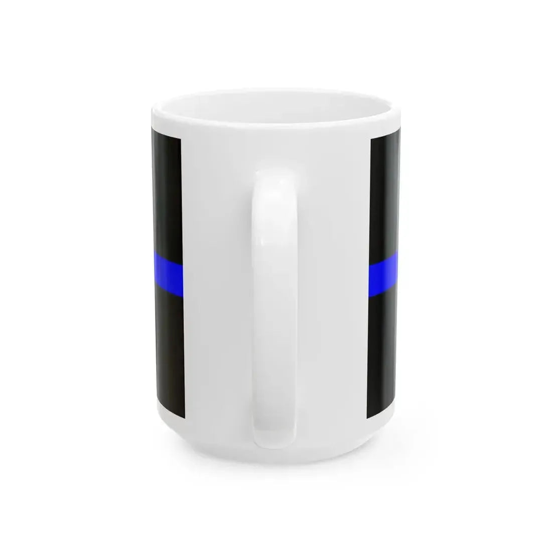 Thin Blue Line Flag Canada (Canada) White Coffee Mug - Go Mug Yourself