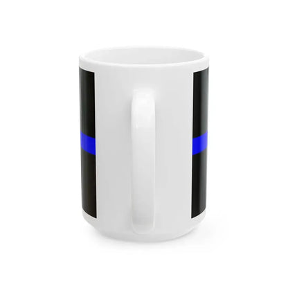 Thin Blue Line Flag Canada (Canada) White Coffee Mug - Go Mug Yourself