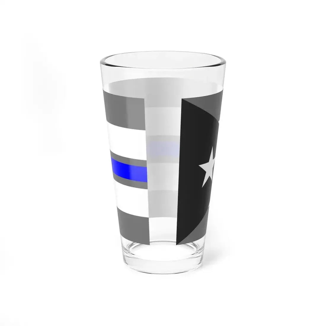 Thin Blue Line Flag Cuba (Cuba) Pint Glass 16oz - Go Mug Yourself