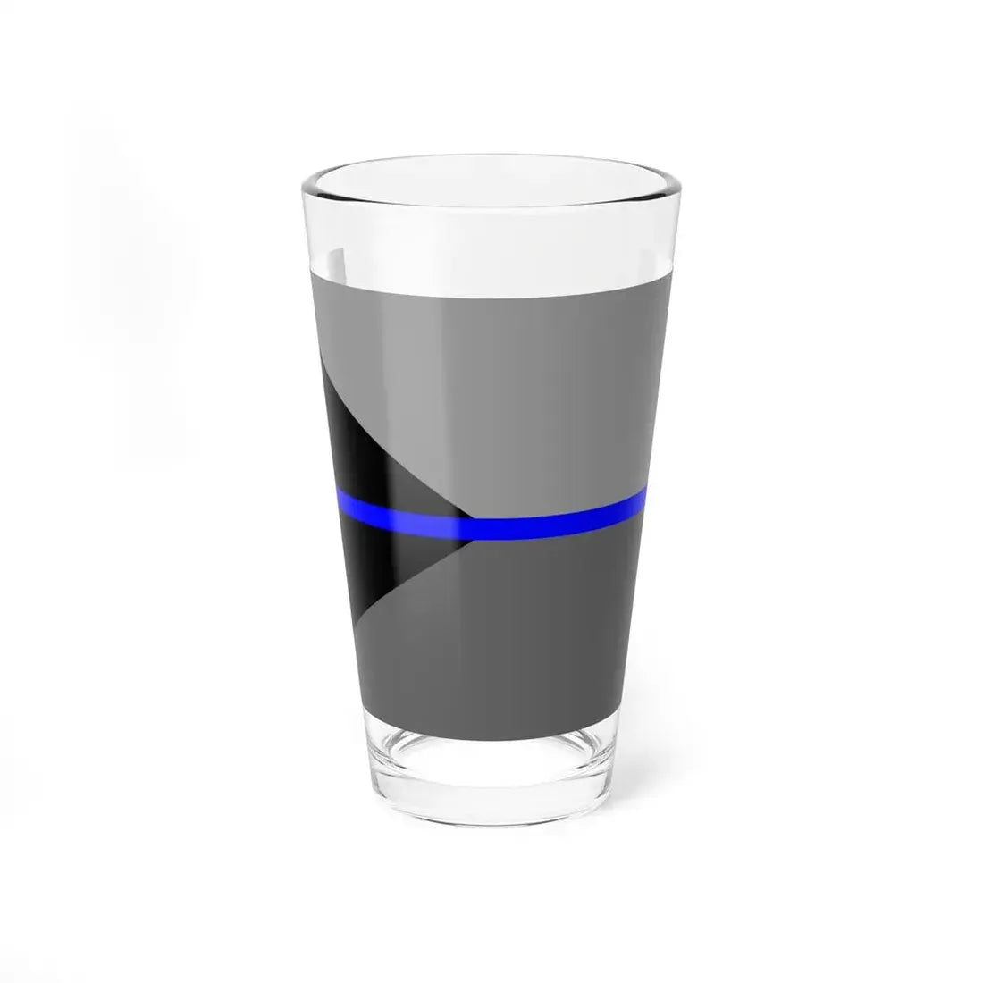 Thin Blue Line Flag Czech Republic (Czech Republic) Pint Glass 16oz 16oz - Go Mug Yourself