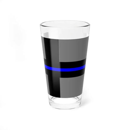Thin Blue Line Flag Finland (Finland) Pint Glass 16oz 16oz - Go Mug Yourself
