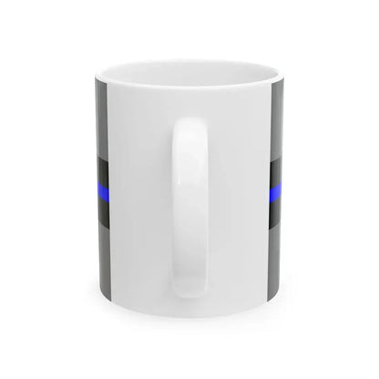 Thin Blue Line Flag Finland (Finland) White Coffee Mug - Go Mug Yourself